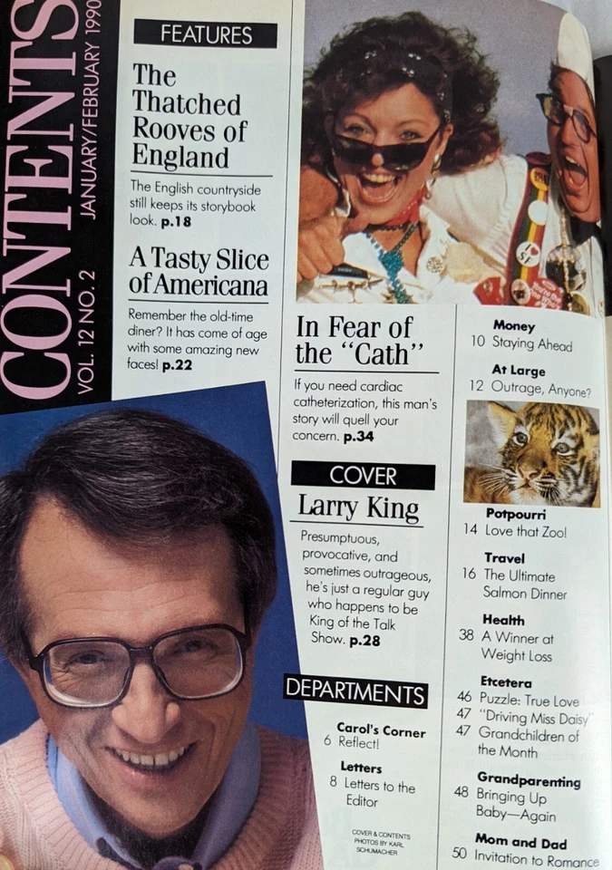 Golden Years Lifestyle Magazine 1990 - Larry King September Days Club VTG - Image 3 of 4