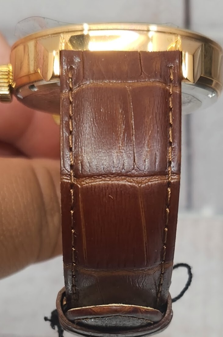 Ed Hardy Men's Brown Leather Strap Tiger Head Logo Japan Ed Hardy Men's Brown Leather Strap Tiger Head Logo Japan