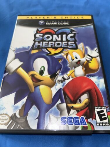 Sonic Heroes (Nintendo GameCube, 2004) W/ Insert And Manual - Afbeelding 1 van 4