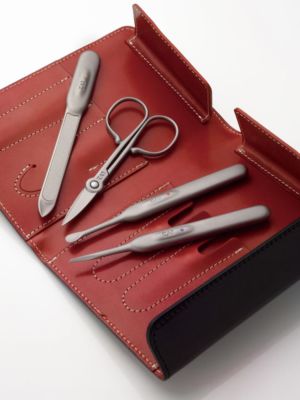 KAI Mimuno PQ2102 Nagel-Pflege-Set Männer Feile Knipser Schere Geschenk