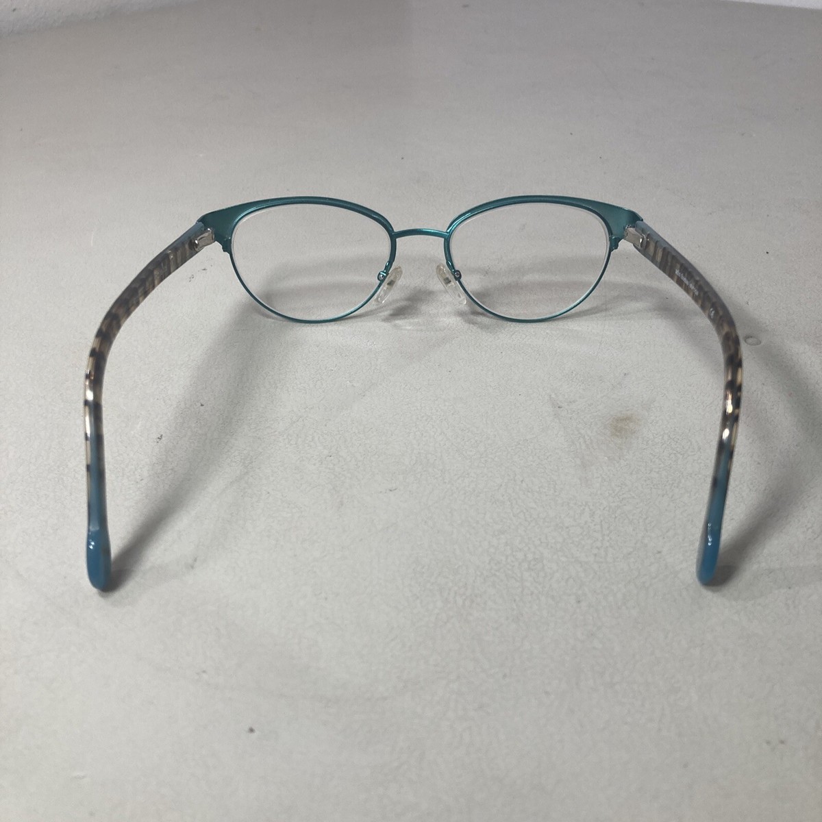 New Adin Thomas AT-282 C1 Teal & Tan Eyeglasses 50/18/135 AT-508 Eyeglasses - Adin Thomas Authorized Retailer  main image 2
