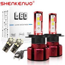 For Ford Transit Mk6 Mk7 White Xenon HID High/Low Beam Headlight Bulbs Set