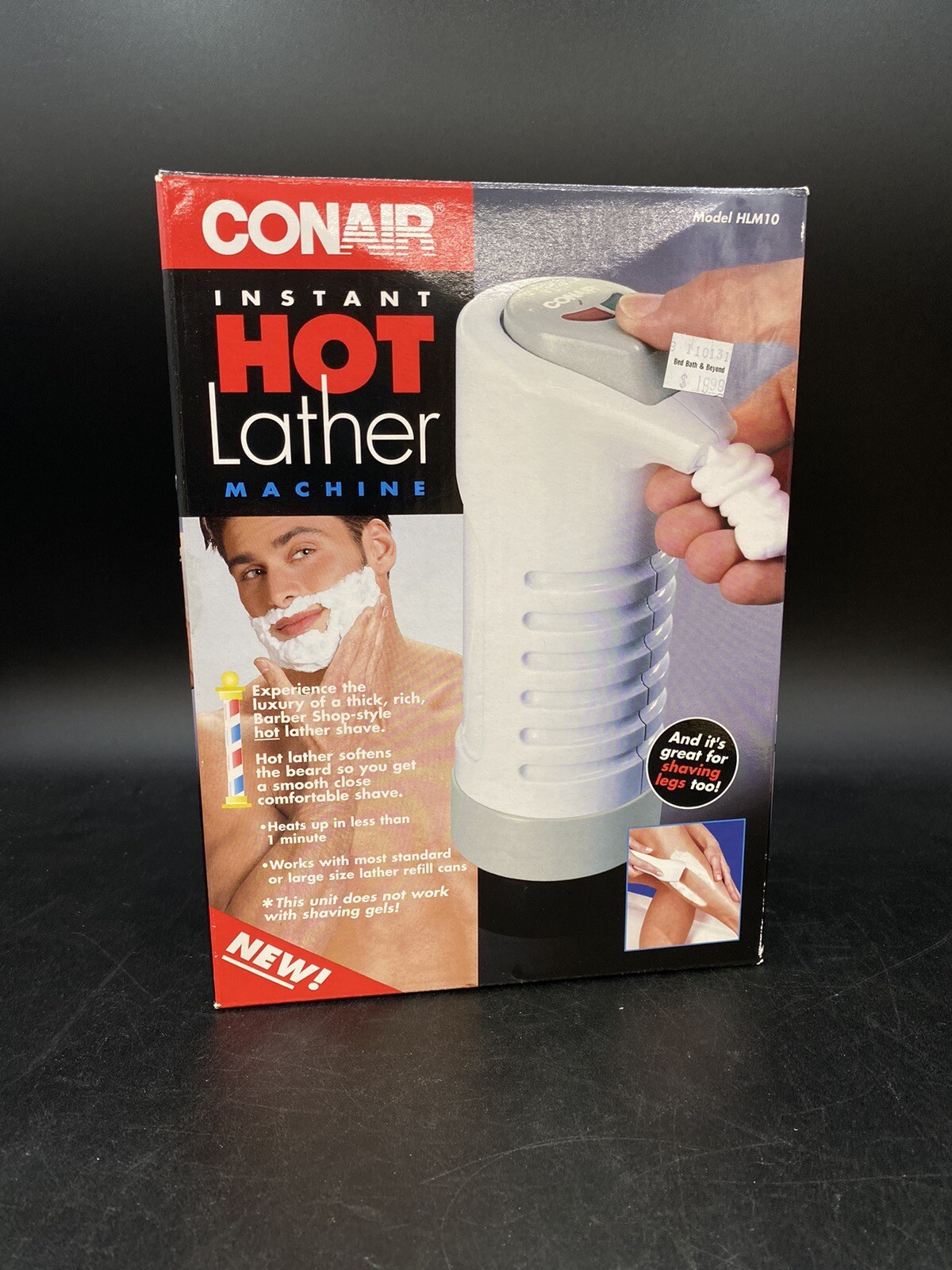 Conair Instant Hot Lather Machine Shaving Cream HLM10 1999 New In Box