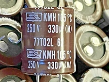 (10 PIECE LOT) EKMH251VNN331MQ30T, CAP ALUM 330UF 20% 250V SNAP-IN, ROHS