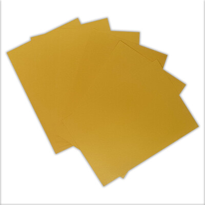 A4 Perlenschimmer Karten Gelbgold 250GSM doppelseitig perlmutt Bastelkarten