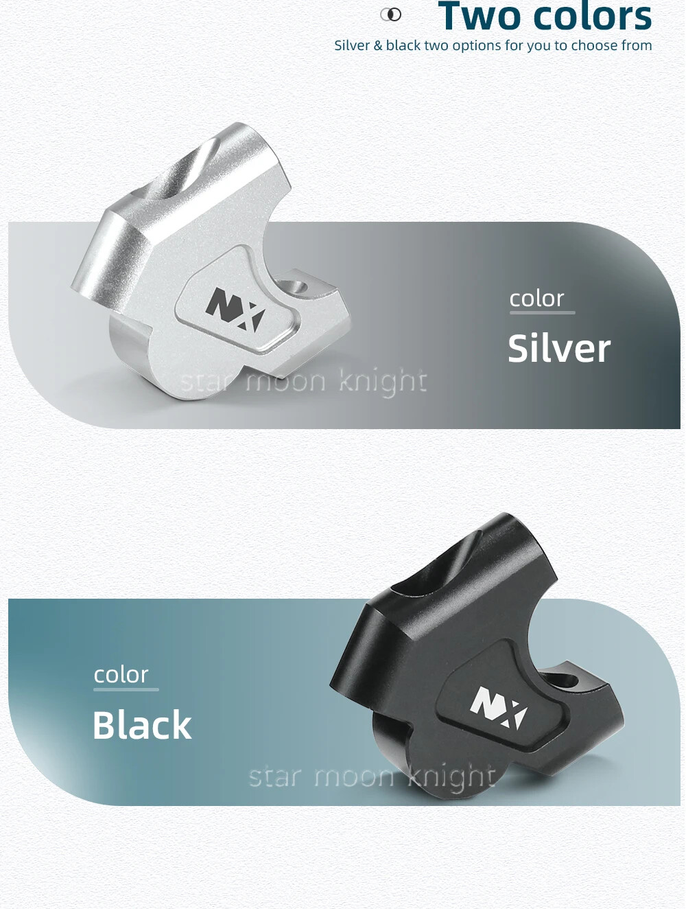 Motorcycle Handlebar Riser For Honda NX400 NX500 Handle Bar CNC Lift Mount