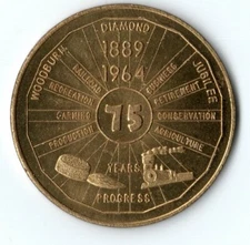 Woodburn Diamond Jubilee Oregon Good For 50 Cents In Trade 1889 - 1964