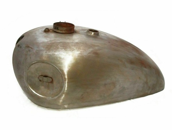 BSA Goldstar Catalina Trials 2 Gallone Benzin Benzintank Raw Bare Metal ECS-image