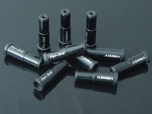 10 x tappi terminali sigillati per cavo freno tappo cavo freno 5 mm nero struttura leggera - Foto 1 di 1
