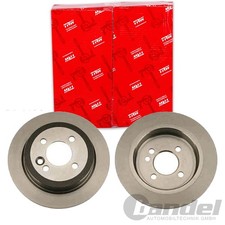 2X TRW BREMSSCHEIBEN 259mm VOLL HINTEN PASSEND FÜR MINI MINI | DF4198