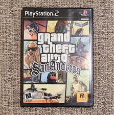 Rockstar Games Grand Theft Auto: San Andreas PS2 Game w/ Case Manual 2004 M