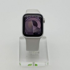 Unlocked Apple Watch SE 2nd Gen 40MM Silver Aluminum White Sport Band MNTQ3LL/A