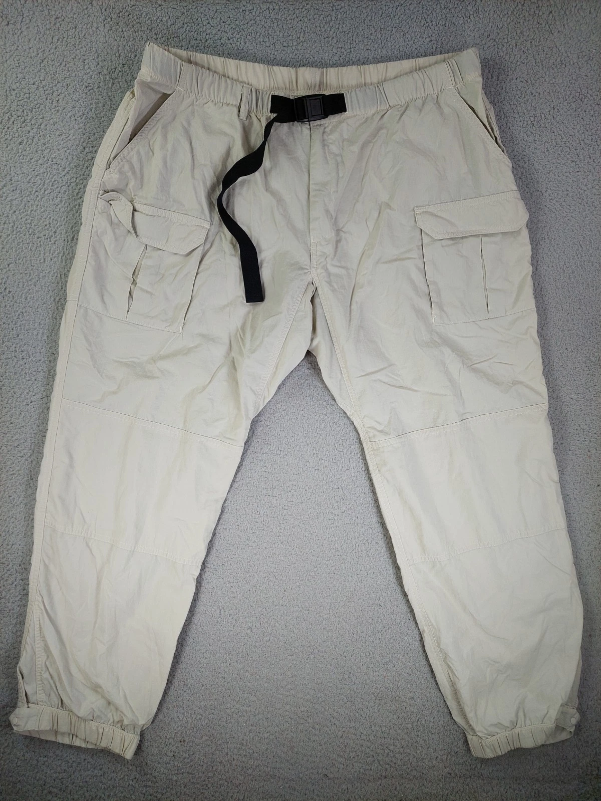 Vintage LL Bean Cargo Fishing Hiking Pants Men's Size 2XL Ripstop Stretch Fit