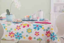 Decor 100 Cotton Oblong Tablecloth 60" x 84" NIP