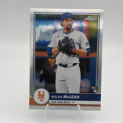 2026 Topps Series 1 Nolan McLean RC Chrome Refractor Flagship # 45 DAMAGED!