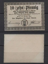 [30543] - EMERGENCY MONEY BERENT (today: Kościerzyna), 10 Pf, 16.04.1917, Tieste 0430.05