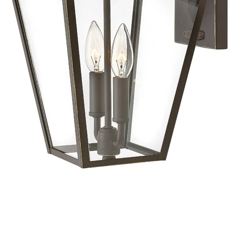 Hinkley Lighting 2564-LL Alford Place 2 Light 18" Tall Open Air - Black - Picture 4 of 10