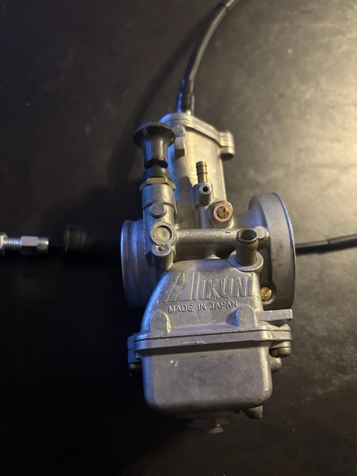 2000 Yamaha Yz125 OEM Mikuni карбюратор в сборе дроссельные заслонки поплавковая чаша - Изображение 2 из 4