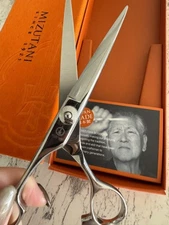 MIZUTANI Scissors Stainless Left-Handed Silver w/ Box Japan Y250831-15