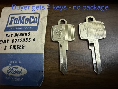 Mercury Key Blanks NOS 61 62 63 64 Comet Montclair Monterey Marauder Door Igniti