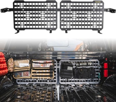 2x Front Bed Molle Panel For 2015-2025 Ford F150 Truck Storage Organizer System