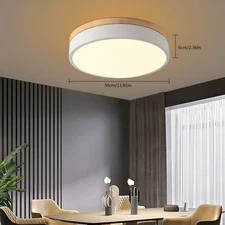 Modern Ceiling Light 3 Color Dimming LED Chandelier Kitchen Pendent Lamp Fixture