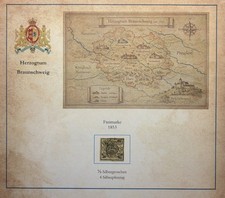 Braunschweig, Freimarke des Herzogtums: 1/3 Sgr. Mi-Nr 5. F&uuml;r den Spezialisten!