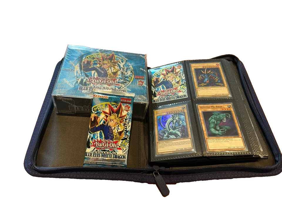 Yu-Gi-Oh! Legend of Blue-Eyes White Dragon (LOB-25th), Display + Masterset, DE