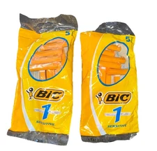 BIC Sensitive Disposable Razors Single Blade Shavers ( 2 Packs  New )