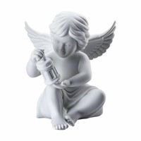 Rosenthal Dekofigur Engel Mit Laterne, Porzellan, 13.9 Cm, 69056-000102-90532