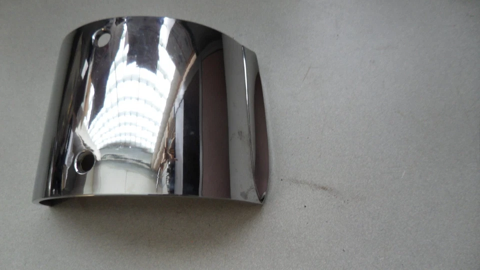 NOS 1958 58 Oldsmobile Super 88 Tail Light Fuel Trim Bezel 5949104 02DB3 Olds IL - Image 3 of 4