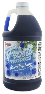 Snappy Frosti Tropics Blue Raspberry Slushy Mix, Slushie Syrups for Machine, Gra