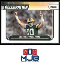 2024 Score Jordan Love Celebration #C-JLE Green Bay Packers
