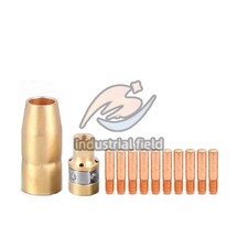 MIG Welding Gun Parts Contact Tip -Nozzle-Diffuser for Miller M10 M15 Hobart