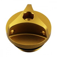 ÖLeinfüLlschraube M20X2.5Mm Alu Gold FüR Kawasaki ER-6N 650 E Bj. 2013-2015