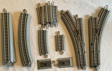 Bachmann HO Nickle-Silver EZ Track w/gray roadbed-various types sold seperately