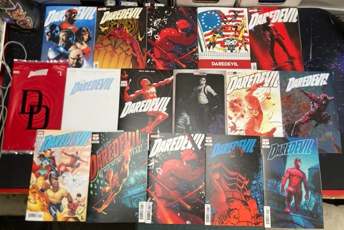 DAREDEVIL #1 SET X16 1:1000,200,100,50,25 BLIND BAG QUESADA VAR MARVEL COMIC B3