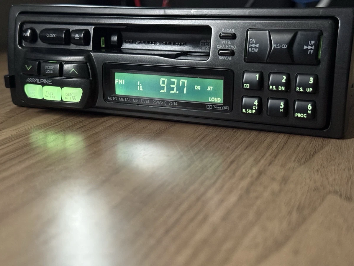 25+ Alpine 1 DIN Cassette Player Car Audio In-Dash Units for sale
