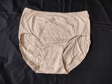 Ellen Tracy ladies' brief stretch panty-NWOT-Sz XXL/9-taupe-nylon/spandex