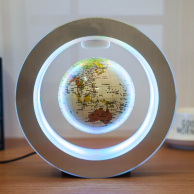World Map Gravity Lamp Levitation Magic