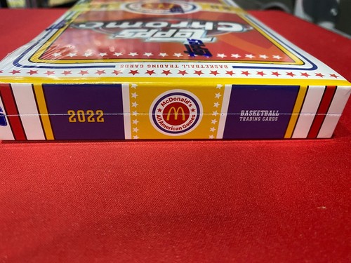 2022 Topps Chrome McDonald's All American Basketball Factory Sealed Hobby Box - Picture 3 of 5