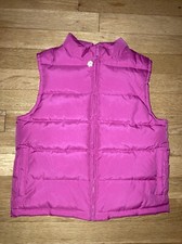 Gymboree Girls Kids Size M 7-8 Pink Pufffy Vest Jacket
