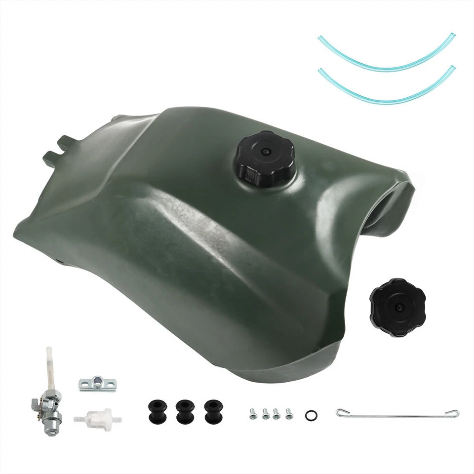Tanque de combustible de gasolina verde con tapa + llave para Honda FourTrax 300 TRX300 1993-2000 Foto 2 de 4