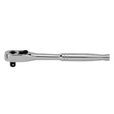 Stanley Ratchet 1/2 Inch Drive Pear Head Quick Release Chrome Hand Tool 72 Tooth