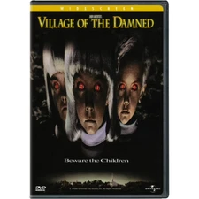 Village of the Damned DVD John Carpenter Christopher Reeve Horror Film LikeNew