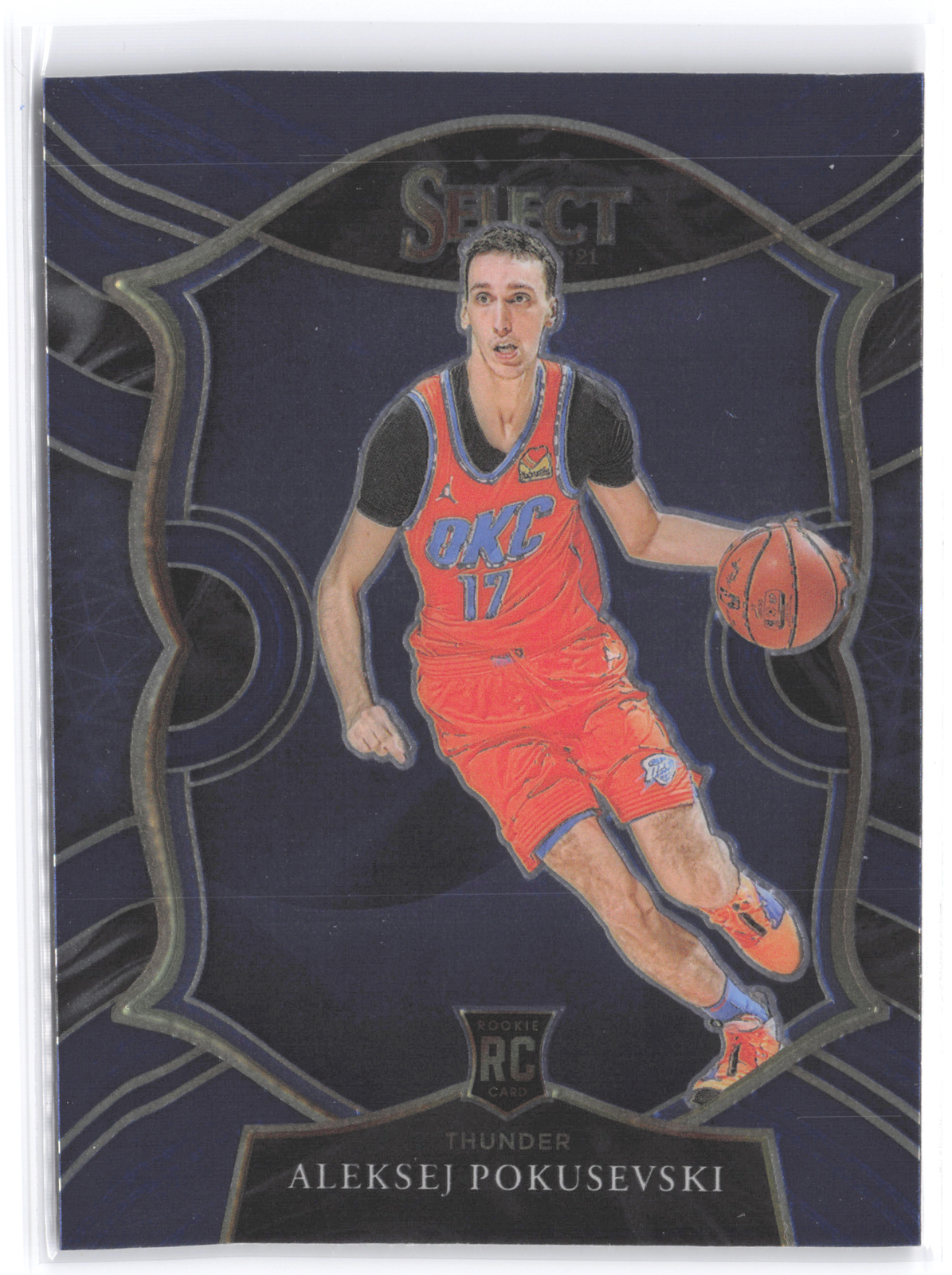 2020-21 Panini Select #77 Aleksej Pokusevski Blue (Copy B)