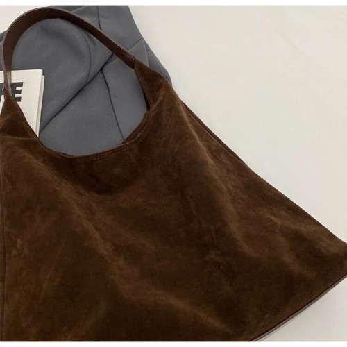 Herbst/Winter Damen Tasche Wildleder Schultertasche Freizeit Pendlertasche - Bild 22 von 27