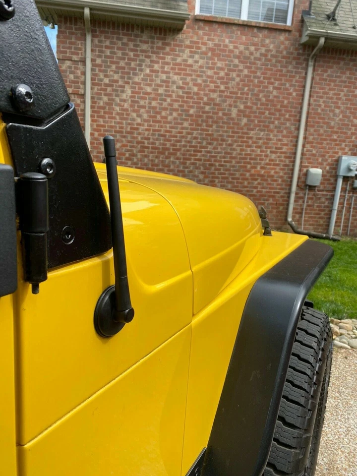 7" Short Antenna Mast AM/FM for JEEP WRANGLER 1987-2006 TJ 1997-2006 Brand New - Image 3 of 4