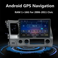 Android Car Navigation GPS wifi Radio For 2006-2011 Civic Multimedia Video