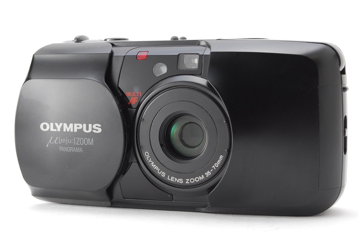 Olympus μ ZOOM PANORAM F0620-92-5v p Olympus mju μ Zoom Panorama 35mm Point & Shoot Film camera